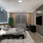 спальня в современном стиле дизайн 20 кв
